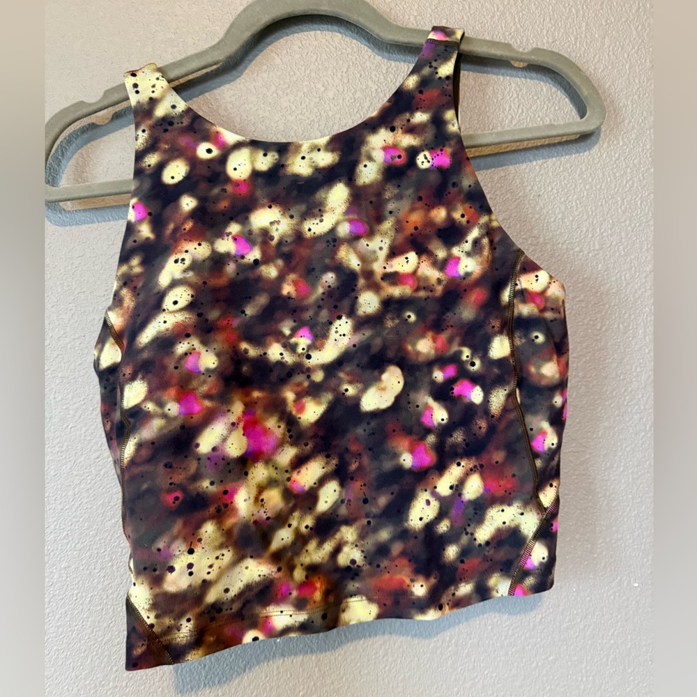 Lululemon Athletica Cropped Tank with Built-in Support